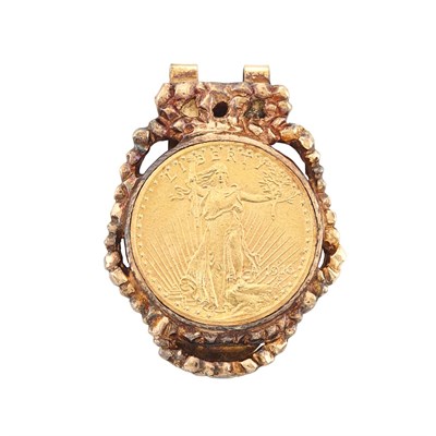Lot 677 - Gold and United States Gold Coin Money Clip