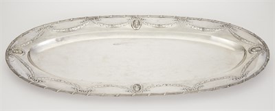 Lot 399 - Continental Silver Fish Platter 19th/ 20th...