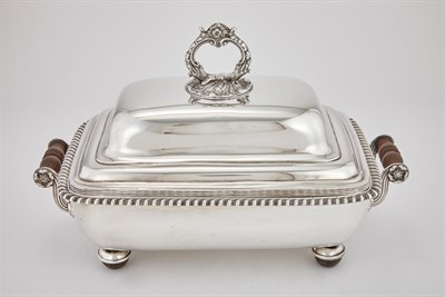 Lot 483 - George IV Sterling Silver Covered Entree Dish...