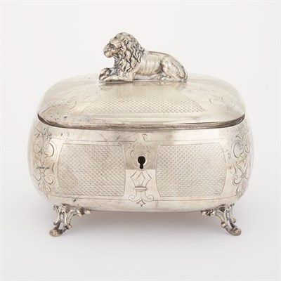 Lot 407 - Austrian Silver Casket Maker's mark TD, early...
