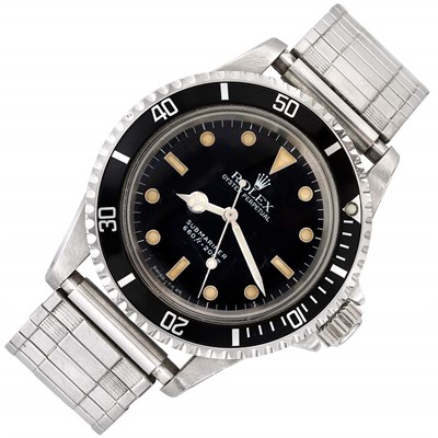 Lot 674 - Gentleman's Stainless Steel 'Submariner' Wristwatch, Rolex