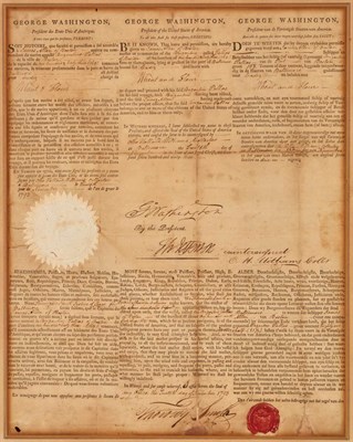 Lot 152 - WASHINGTON, GEORGE Three Language ship's...
