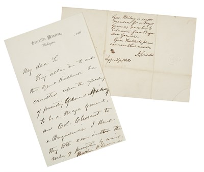 Lot 167 - LINCOLN, ABRAHAM Autograph endorsement signed....