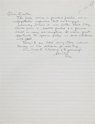 Lot 177 - [PRESIDENTS] Group of signed items, comprising...