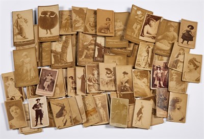Lot 197 - [PHOTOGRAPHS] Group of cigarette trade card...