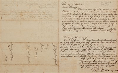 Lot 200 - [SLAVERY] Florida territory slave sale...