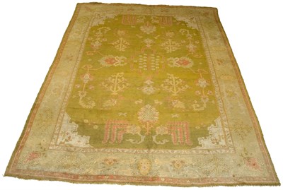 Lot 593 - Oushak Carpet West Anatolia, circa 1900 The...