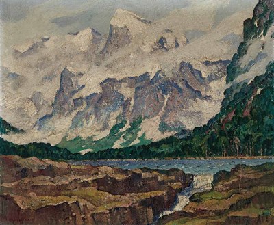 Lot 92 - Guy Carleton Wiggins American, 1883-1962 Swift...