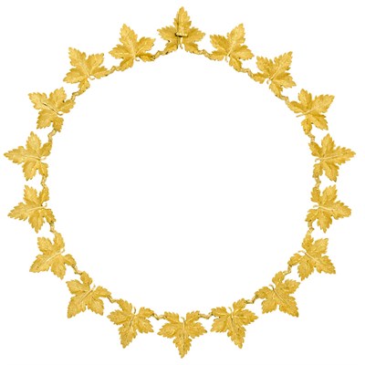 Lot 444 - Gold Leaf Necklace, Gianmaria Buccellati
