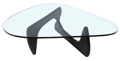 Lot 256 - Isamu Noguchi IN-50 Ebonized Wood and Glass...
