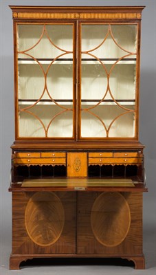 Lot 438 - George III Inlaid Mahogany and Satinwood...