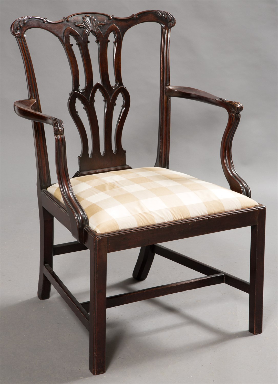 Lot 257 - Assembled Set of Fourteen George III Mahogany...