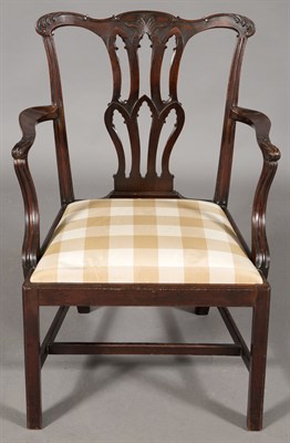 Lot 257 - Assembled Set of Fourteen George III Mahogany...
