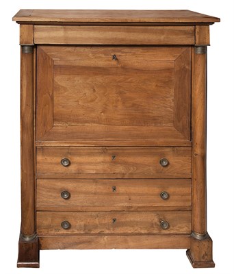Lot 361 - Empire Fruitwood Sécretaire à Abattant First...