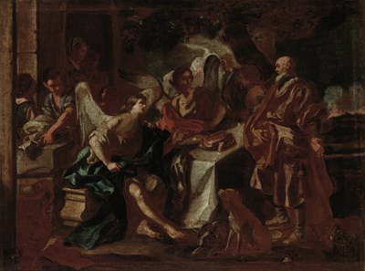 Lot 19 - Francesco Solimena Italian, 1657-1747 Abraham...