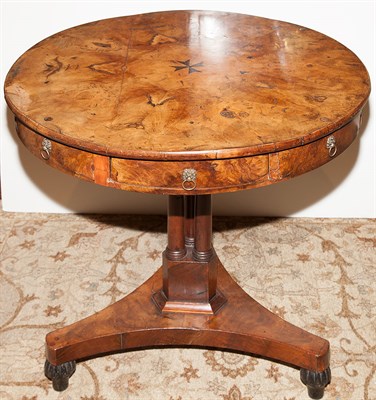 Lot 368 - Continental Neoclassical Part Ebonized Inlaid...