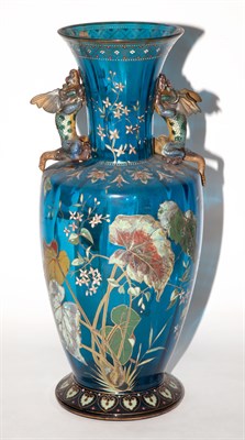 Lot 138 - Bohemian Art Nouveau Gilt, Enameled and Cold...