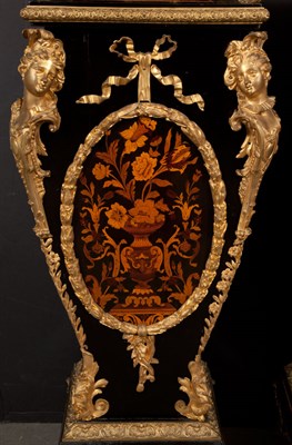 Lot 440 - Pair of Napoleon III Gilt-Metal Mounted and...