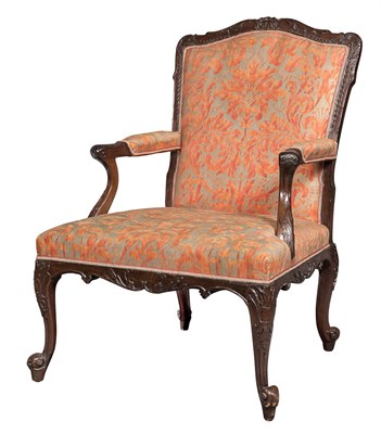 Lot 279 - George II Mahogany Armchair Attributed to Paul...