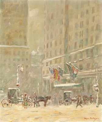 Lot 119 - Johann Berthelsen American, 1883-1972 Plaza...