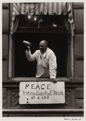Lot 569 - SISKIND, AARON (1903-1991) [Peace-Meals], from...