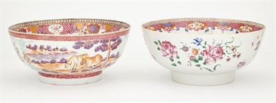 Lot 406 - Two Chinese Export Famille Rose Porcelain...