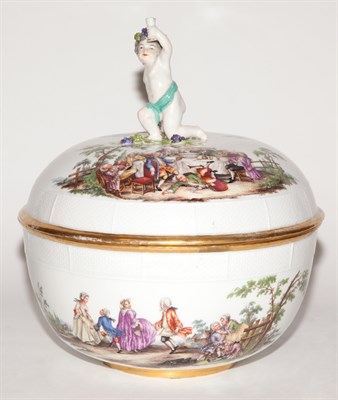 Lot 638 - Meissen Gilt and Polychrome Decorated...