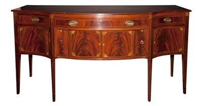 Lot 299 - Federal Style Inlaid Mahogany Sideboard Height...