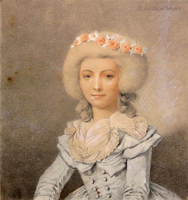 Lot 57 - Pierre Alexandre Wille French, 1748-1821 Lady...