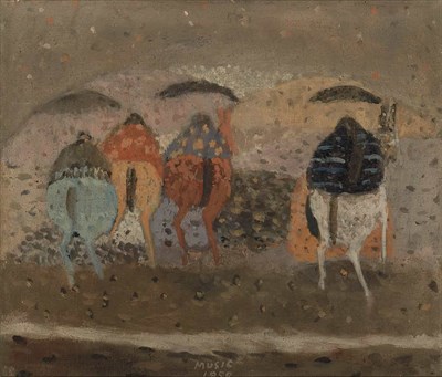 Lot 134 - Zoran Music Italian, 1909-2005 Donne con...