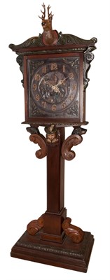 Lot 300 - Swiss Black Forest Carved and Painted Linden...
