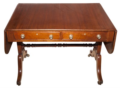 Lot 470 - Regency Mahogany Sofa Table Height 28 1/4...