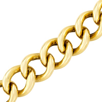 Lot 397 - Gold Link Bracelet