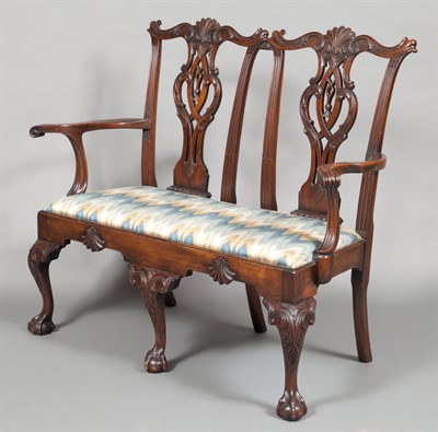 Lot 180 - Philadelphia Chippendale Style Mahogany Double...