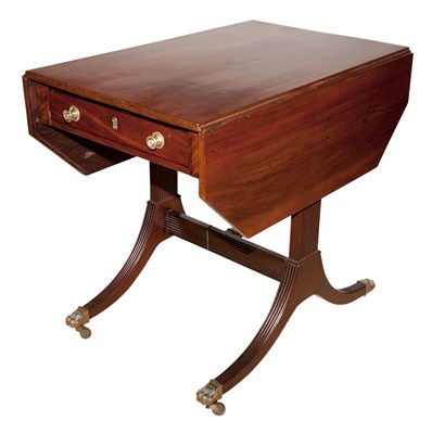 Lot 502 - George III Style Mahogany Pembroke Table...