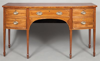 Lot 316 - George III Inlaid Mahogany Sideboard Last...