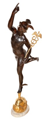Lot 174 - Gilt and Patinated-Metal Figure of Mercury...