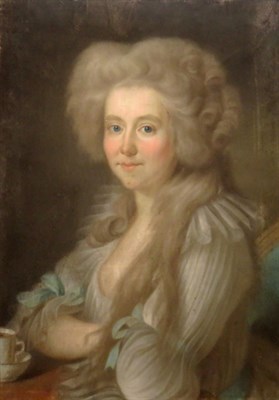 Lot 55 - French School 18th Century A Lady Taking Tea...