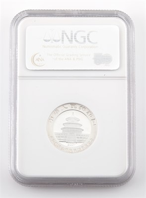 Lot 1072 - China 25th Anniversary Set of Silver Panda...