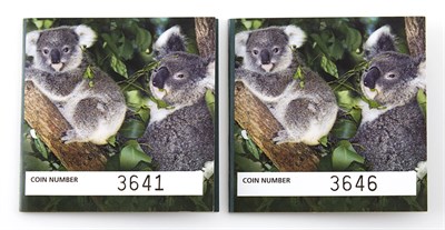 Lot 1066 - Australia 2008 $15 Koala Proof 70 KM 1873 Two...