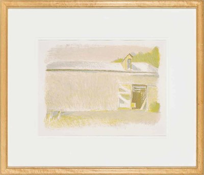 Lot 101 - Wolf Kahn (b. 1927) THE OPEN DOOR; FLOOD PLAIN...