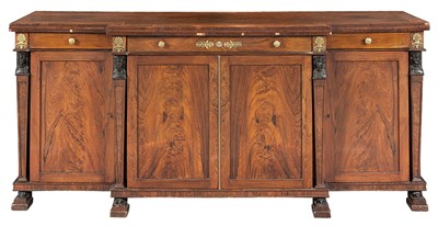 Lot 413 - Regency Style Gilt-Metal Mounted Inlaid...