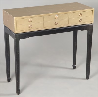Lot 219 - Painted Wood Side Table Manner of Tommi...
