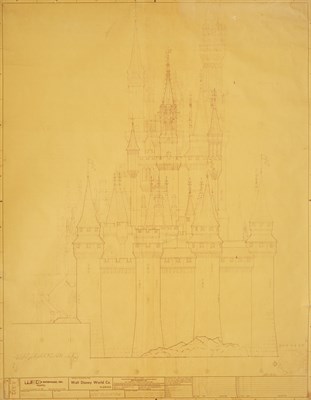 Lot 453 - [DISNEY, WALT] Blueprints for the West...