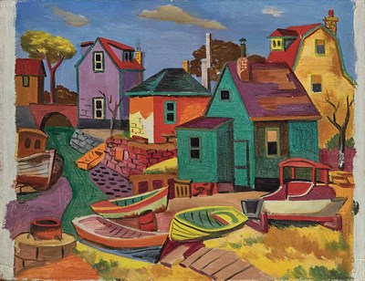 Lot 102 - Jan Matulka American, 1890-1972 Untitled (New...