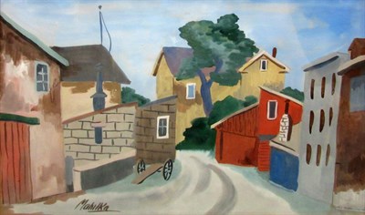 Lot 78 - Jan Matulka American/Czech, 1890-1972) Village...