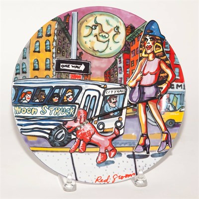 Lot 221 - Red Grooms Moonstruck Porcelain Plate No. 3/5....