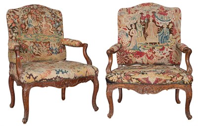 Lot 351 - Assembled Pair of Regence Needlework...