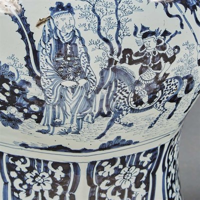 Lot 338 - Pair of Dutch Delft Gilt-Metal Mounted Faience...
