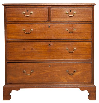 Lot 301 - Georgian III Style Mahogany Chest of Drawers...